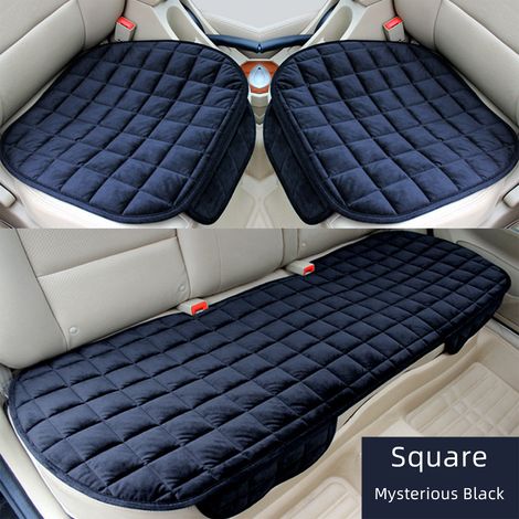 Coussin moelleux pour siège arrière de voiture (noir) (1/5)