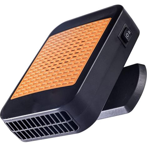 1 pc Chauffage voiture portable, dégivreur pare-brise, protection coupure automatique, design rotatif, économe, pour voyage et camping. (1/5)