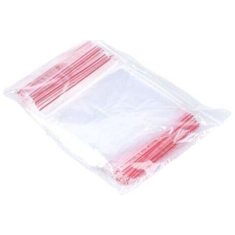 Office Products – Lot de 100 sachets transparents avec fermeture à glissière, sacs en polyéthylène basse densité, adaptés à un usage alimentaire, 5 x 7 cm (1/2)