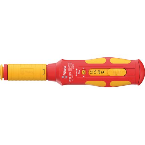 Wera 7508 VDE Kraftform Safe-Torque Cacciavite dinamometrico, 0,4-2,