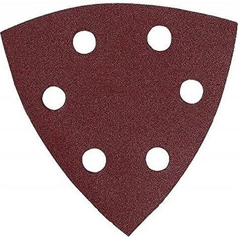 MAKITA P-33308 LIJA DE VELCRO TRIANGULAR PARA MADERA DURA, TABLEROS DE OBRA Y METAL G150 10PCS