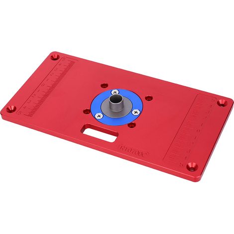 Fräsmaschine Wendeplatte Rote Aluminiumlegierung Frästisch-Einsatzplatte Holzbearbeitungswerkzeug (1/5)
