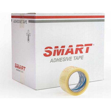 SMART Transparentes Acryl-Verpackungsband 48/50y - 36 Stück.