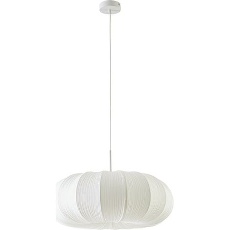 [NEUWERTIG] B-Ware Lindby Hängeleuchte Marielle LED Pendelleuchte dimmbar weiß Ø55cm 3xE27 21cm (1/2)