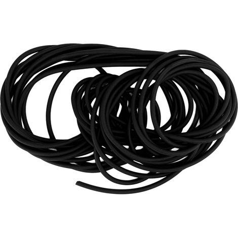 10 Meter langes schwarzes, elastisches Naturlatexseil, dehnbares Ersatz-Jagdband für den Außenbereich (1/5)