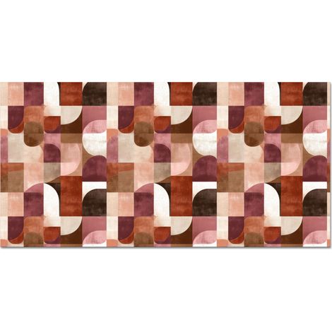 CRÉDENCE CUISINE Géométrie - Moderne - Rétro 60x30 cm (1/5)
