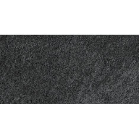 Carrelage effet Pierre Quartzite Gris Dark 60x30x0,9 cm Mat Teravio - Sol et mur intérieur (vendu par carton de 1,26 m²) - RO'MA CARRELAGE
