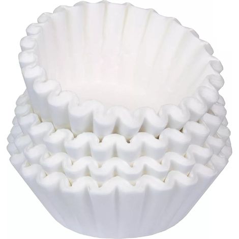 100 Stück Kaffeefiltertüten, flache Papiertüten, geeignet für Kaffeemaschinen, für die Zubereitung großer Mengen, W250 (1/5)