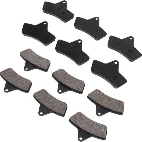 6er-Pack Bremsbeläge – Leise, alterungsbeständig, sanftes Bremsen für Arctic Cat 250, 300, 400, 500