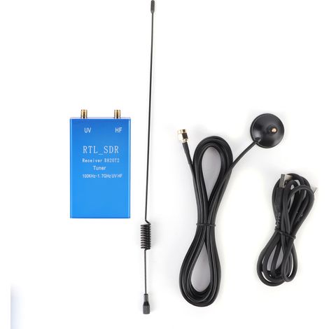 Kit récepteur avec entrée antenne indépendante RTL2832U R820T2, 100 KHz à 1,7 GHz pour radio (1/5)