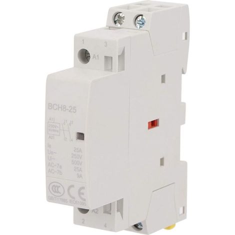 2P 25A 220V/230V 2NO 50/60HZ Din Rail Ménage AC Contacteur (1/5)