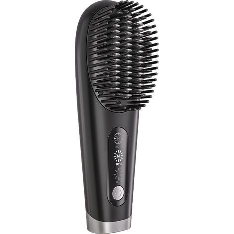 Lisseur à cheveux, peigne à lisser électrique sans fil, ion négatif n'abîme pas les cheveux, sans fil et portable