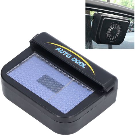 Ventilador de coche con energía solar, extractor de aire ecológico, ahorro de energía, fácil instalación, plástico de alta calidad, panel policristalino, protección electrónica. (1/5)