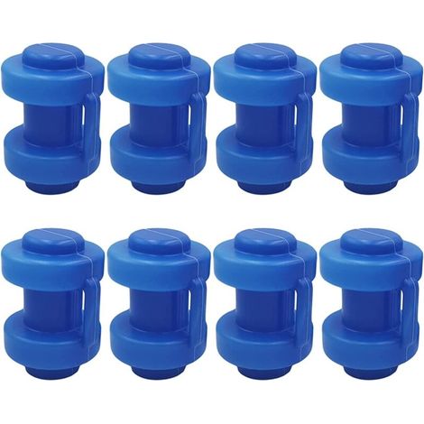 Set mit 8 PP-Schutzhüllen für Trampoline – Abdeckungen für Sprungstangen, Sicherheitszubehör, witterungsbeständig, weich & passgenau