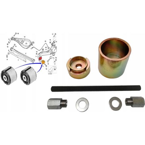 Extractor de bujes del brazo de control trasero BMW E36 E46 X3 E83