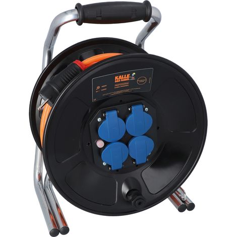 Kalle Kabeltrommel Professional Schuko 2,5mm² Extreme Signal Orange IP44 25 Meter