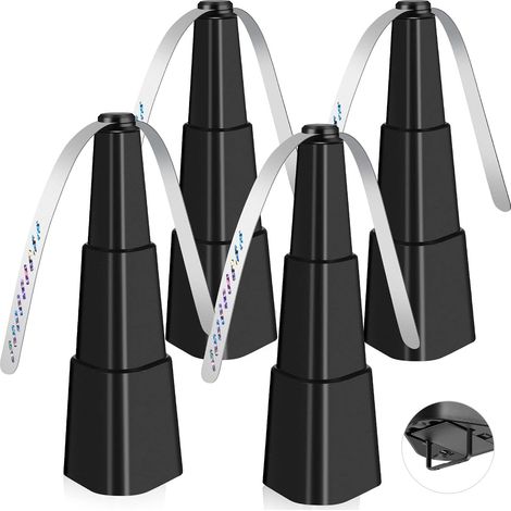 Fliegenabweisender Ventilator, 4-teiliges Set für den Innen- und Außenbereich, inklusive 2 Ventilatorflügeln und Mückenhaken, um Fliegen fernzuhalten (1/5)
