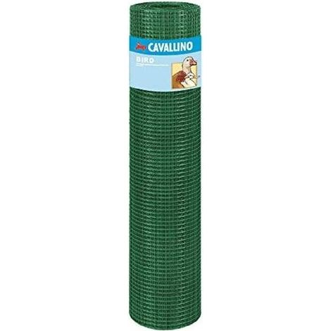 Vigor 67025 Rete Cavallino Bird Plastic Maglia 12.7x12.7 cm Filo 0.90 mm Altezza 150 cm colore Verde