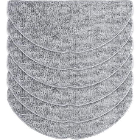 Set mit 6 Wischmopp-Pads für Roborock Q7 M5/M5+/L5/L5+ Saugroboter, wiederverwendbare und waschbare Reinigungstücher (1/4)
