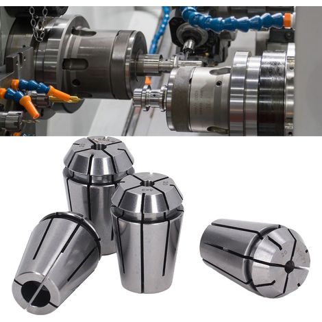 ERG20-Serie Gewindebohrer-Spannset, Gewindebohrer, Spannfutter, CNC-Werkzeugzubehör, Maschinenspannzangen, hochpräzise elastische Spannzangen (4-teiliges Set) (1/5)