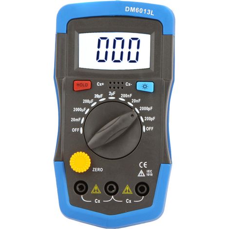 DM6013L Capacimètre numérique portable avec rétroéclairage LCD (1/5)