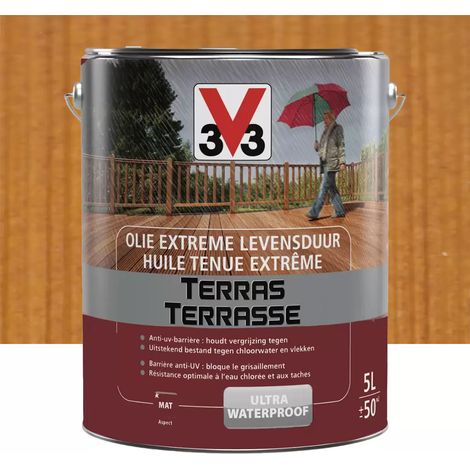 Huile Tenue Extrême Terrasse V33 Chêne Clair 5 L (1/2)