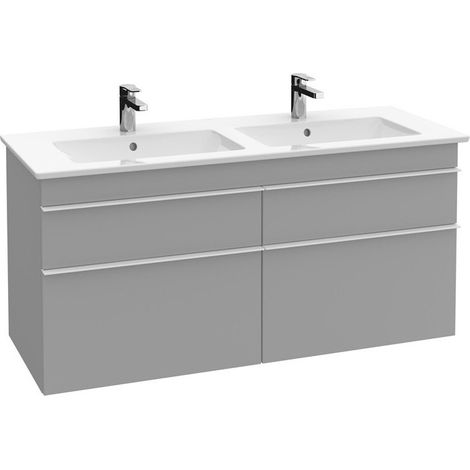 Mobile lavabo, 1253 x 590 x 502 mm, modello sospeso, Olmo Impresso wood