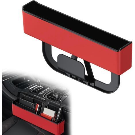 Organisateur Siege Voiture, Organisateur Voiture, Rangement Siege Voiture Siège Principal et Passager Boîte de Rangement Universelle pour Téléphone Lunettes de Soleil Clés (1/5)