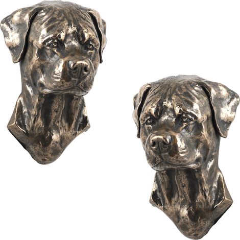 Rottweiler - una statuetta di cane, un busto appeso, una decorazione unica per un amante dei cani di Art-Dog (1/5)