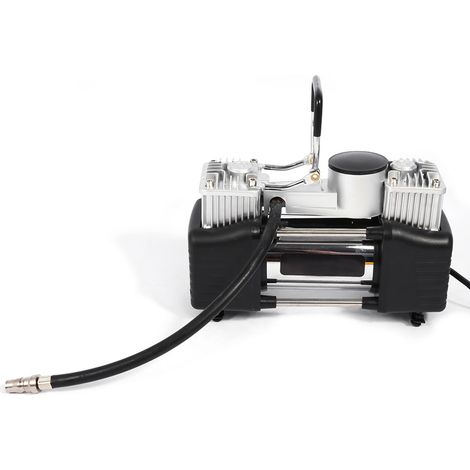 Mini compresseur d'air portatif 150PSI gonfleur de pneu voiture pompe pression 12V kit portable (1/5)