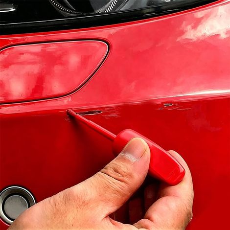 Stylo Retouche Peinture Voiture pour Fiat 500 312 I 2008-2015, Effaceur Anti-Rayures séchage Rapide Rénovateur Peinture Finition Auto,Red (1/5)