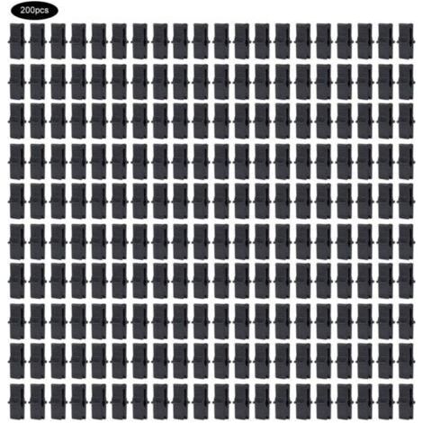 200 Pcs Pince à film, Serre Film Clip Fixation Pince Serre Accessoires pour Filet En Plastique Film À Effet de Serre omentum (1/5)