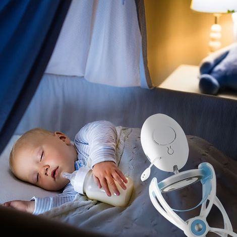 Universelle 360° drehbare Babyphone-Halterung mit rutschfester Verstärkungsmatte (1/3)