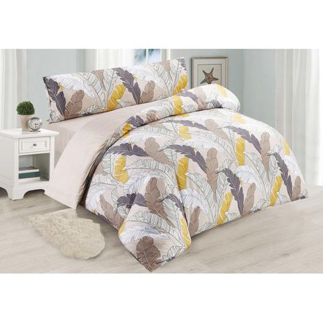 Juego de Funda Nordica 100% Microfibra de Poliester Suave 3 Piezas - Juego de Funda Edredónes, bajera y Funda de Almohada Cama 90, 135, 150 (1/5)