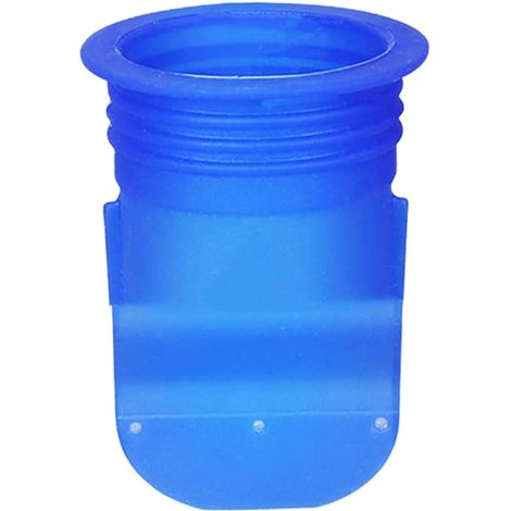 Bodenablaufdichtung aus robustem blauem Silikon mit