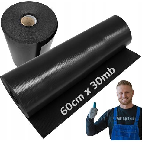 Film De Fondation Eurovent Mauer HDPE, Isolation Horizontale, 1 mm, 0,6 m x 30 m (1/5)