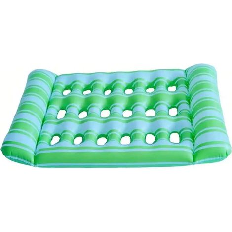 Hamac aquatique pliable pour l'été, matelas flottant gonflable en PVC