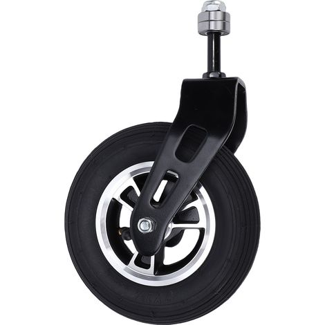 Roulette gonflable 7 pouces 35 PSI – Pneu en caoutchouc avec jante en alliage d'aluminium, capacité de charge élevée, bande de roulement antidérapante, pour chariot manuel, brouette et diable (1/5)