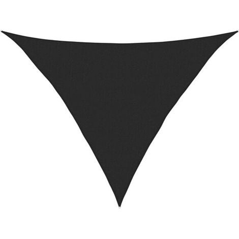 Voile d'ombrage, 160 g/m², noire, 2,5 x 2,5 x 3,5 mètres, polyéthylène haute densité. (1/5)