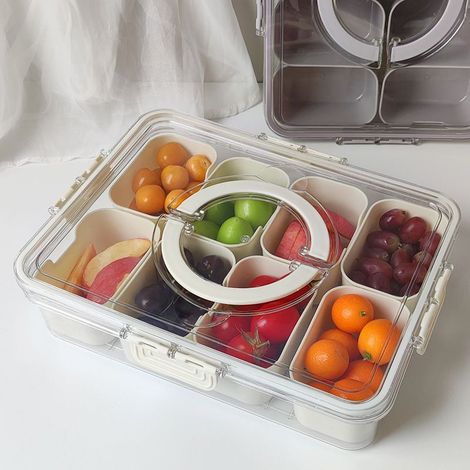Boîte de rangement hermétique à huit compartiments pour réfrigérateur, multi-spécifications, boîte à épices pour céréales diverses, boîte de congélation de qualité alimentaire, boîte de conservation d (1/5)