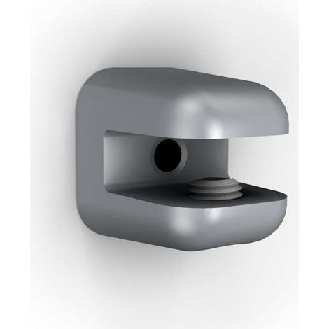 BOLIS ITALIA - COPPIA DI REGGIMENSOLE LINEA REGGIPIANI - PORTATA MASSIMA 15kg - IN NYLON RESISTENTE COLORE ARGENTO (1/5)