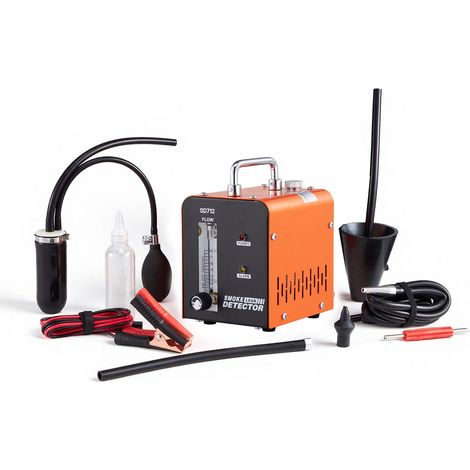 Détecteur de fuites pour machine à fumée automobile, testeur de diagnostic de vide EVAP 12 V CC avec pompe à air et débitmètre intégrés, détecteur de diagnostic de carburant pour conduite de vide 1 PS (1/5)