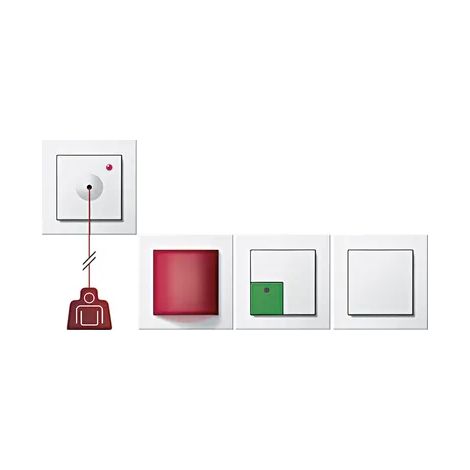 Gira Kit de llamada de emergencia Gira E2 Blanco puro [049588], 0495 88