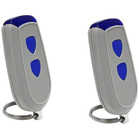 Lot de 2 Télécommande Portail 433,92MHz Compatible avec EA433 2KM Micro,EA433 2KS,EA433 4KS,RCU 433-2,RCU 433-4,NOO2800,EA433-M4 (1/4)