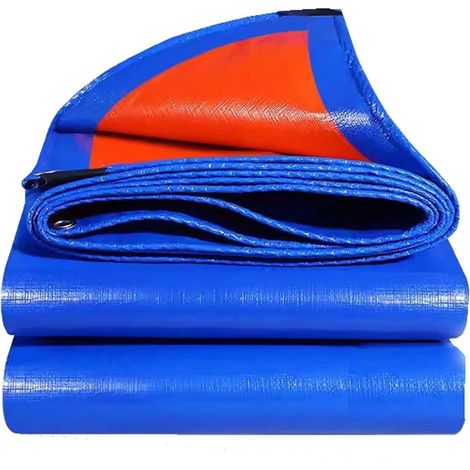 JSSEVN - Lona protectora de polietileno de 2x3 m, lona impermeable con ojales, lona protectora impermeable, cubierta de alta densidad, resistente a los rayos UV. (1/5)