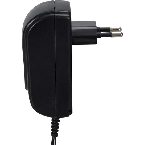 Adaptador de corriente ecológico universal, 1500 mA, 8 enchufes, negro