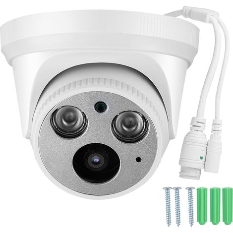 Caméra Dôme POE Extérieure étanche 2560x1440 Surveillance Vidéo IP Domotique Sécurité (1/5)