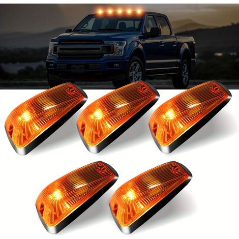 Set mit 5 LED-Dachleuchten für Fahrerhäuser – Dachmarkierungsleuchten für Transporter und Nutzfahrzeuge