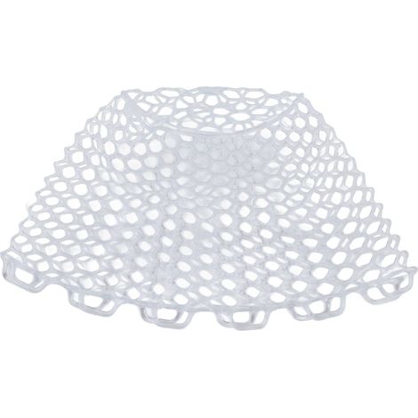 Filet de pêche à la mouche pliable, sac de remplacement en caoutchouc transparent pour pêcheur, profondeur 21 cm blanc (1/5)