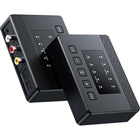 Cet émetteur-récepteur Bluetooth combiné est compatible avec les casques audio, le Bluetooth 6.0 T, les téléviseurs et les voitures, prend en charge les interfaces AUX/RCA et offre une qualité audio h (1/5)